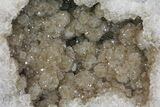 Smoky Keokuk Geode with Calcite & Filiform Pyrite - Missouri #144812-2